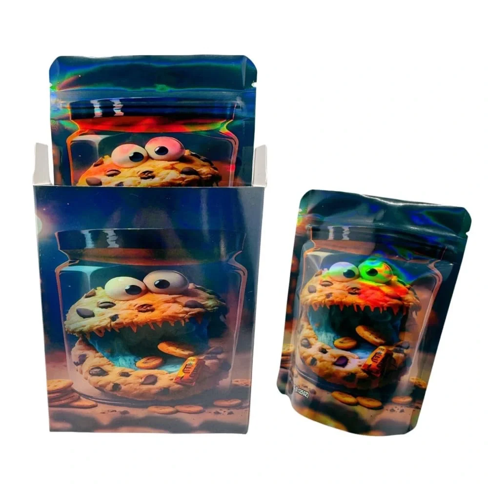 Holographic Cookie Monster Storage Boxes and Bags